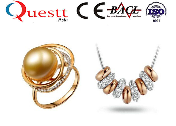 Mesin Las Laser Perhiasan 60 - 120 J Untuk Sertifikat CE Emas, Perak, Baja