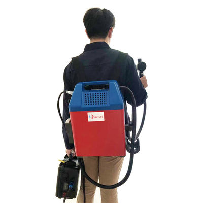 100W Lithium Battery Fiber Laser Cleaning Machine Rust Remal Untuk Kayu Batu Logam