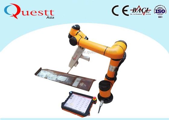 Pembersih lazer otomatis Mesin Pembersih Laser 500W 1000W Dengan Robot 6 Sumbu