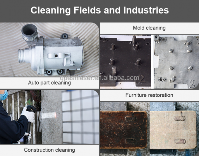 Pulse 200w 300w koper serat mesin pembersih laser mesin penghilang karat 9