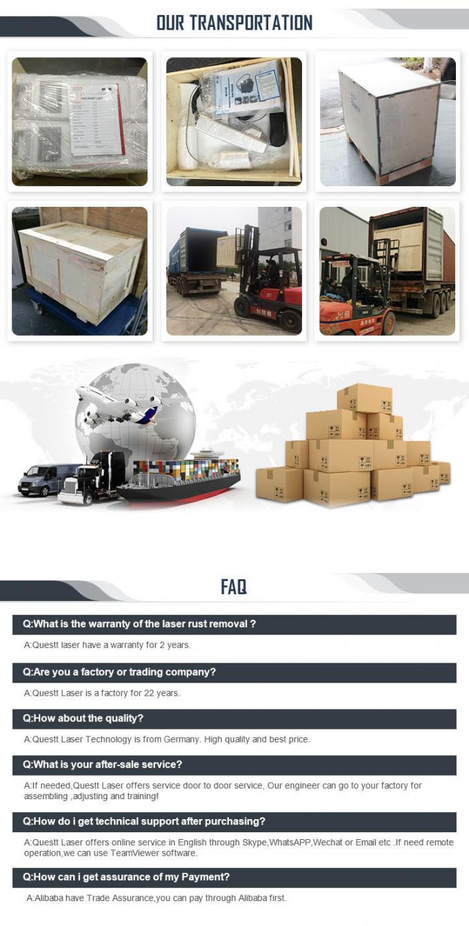 Pulse 200w 300w koper serat mesin pembersih laser mesin penghilang karat 14