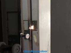 Luggage case laser cleaning machine for rust removal